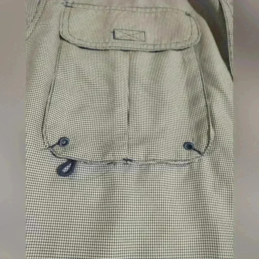 Red Head Bass Pro Shops blue/white checked fishing shirt size L - Picture 2 of 7